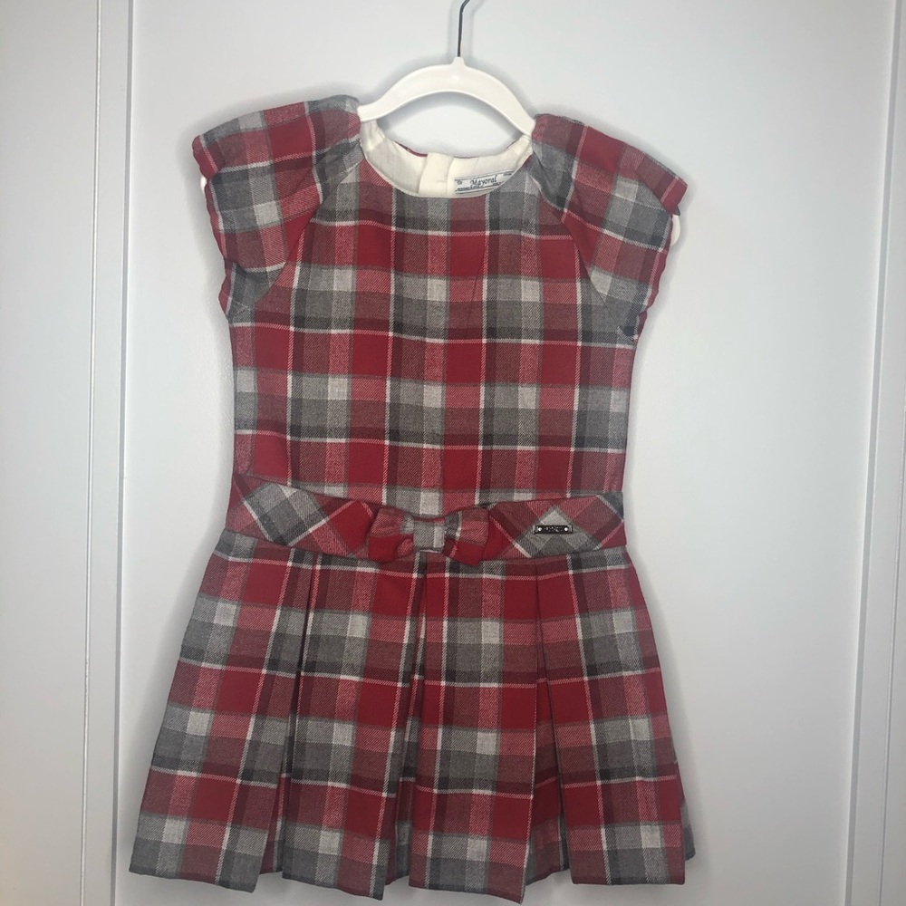 Mayoral Girl Checkered Dress